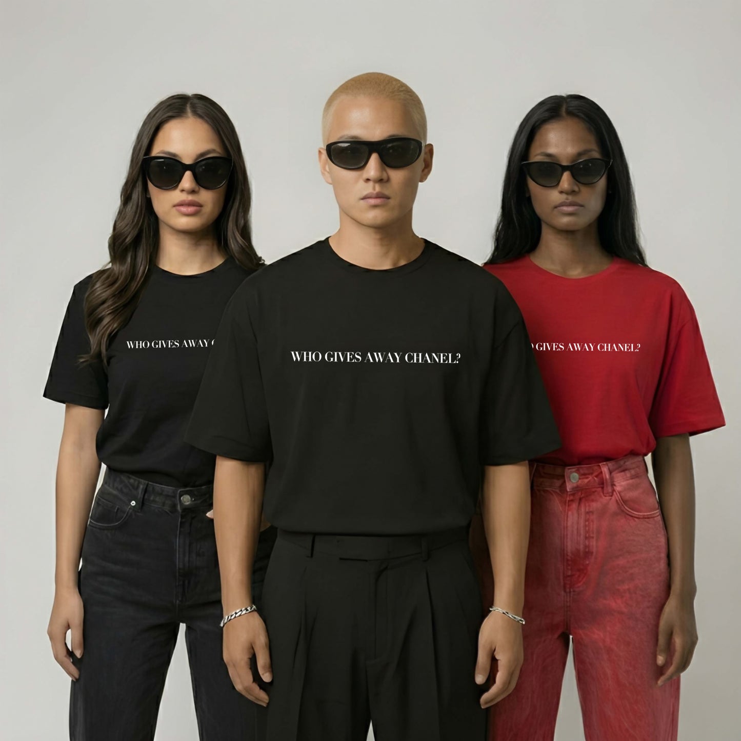 WHO GIVES AWAY CHANEL premium t-shirt (Limited Availability)