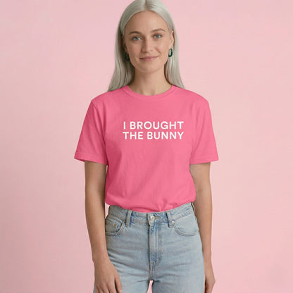 I BROUGHT THE BUNNY t-shirt pink