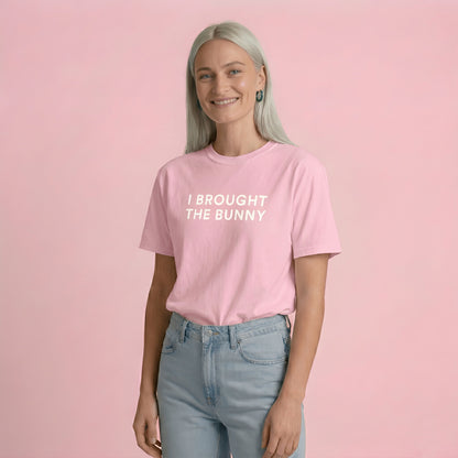 I BROUGHT THE BUNNY t-shirt pink