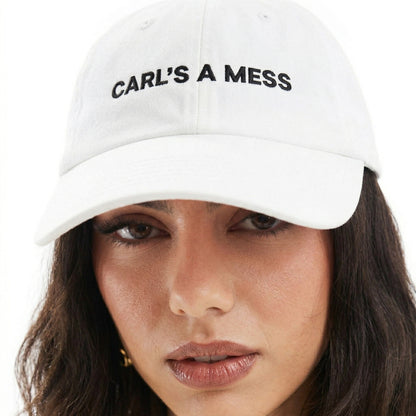 CARL'S A MESS embroidered bestie cap hat