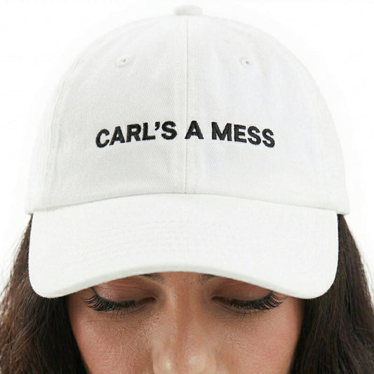 CARL'S A MESS embroidered bestie cap hat