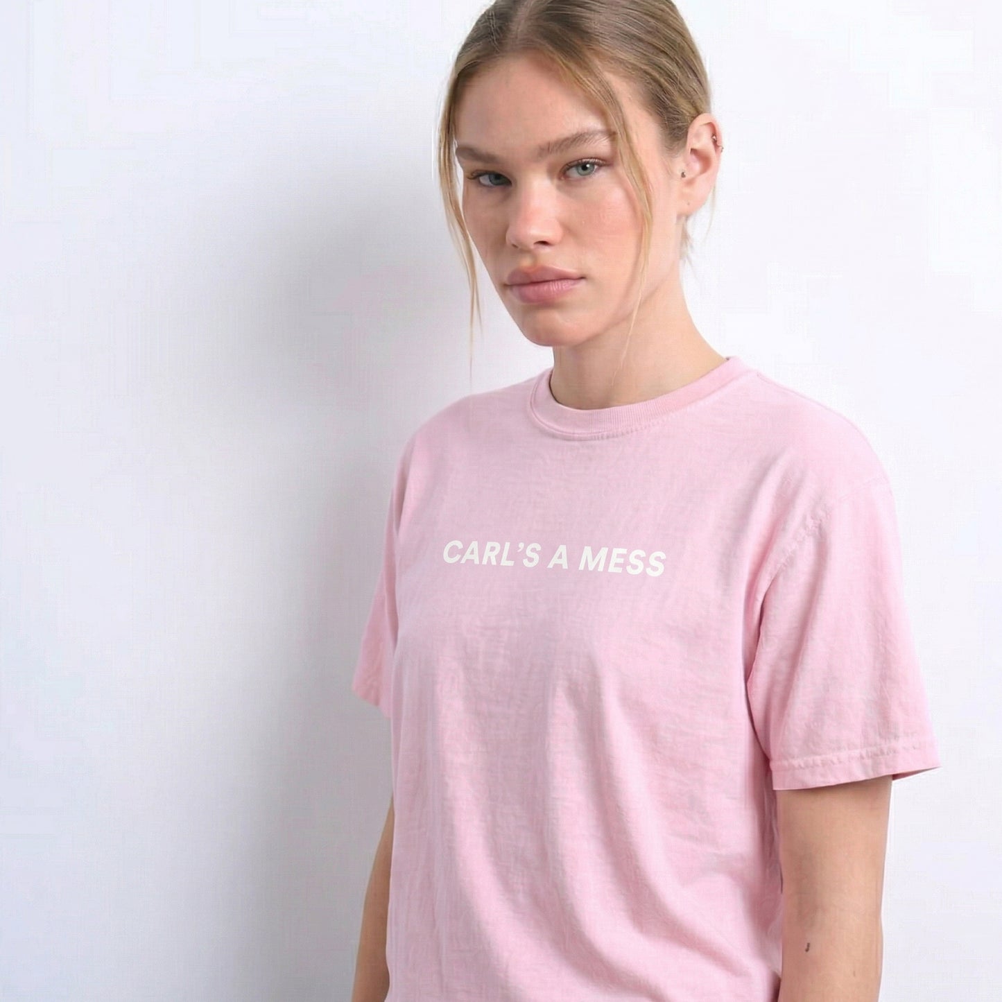 CARL'S A MESS t-shirt pink