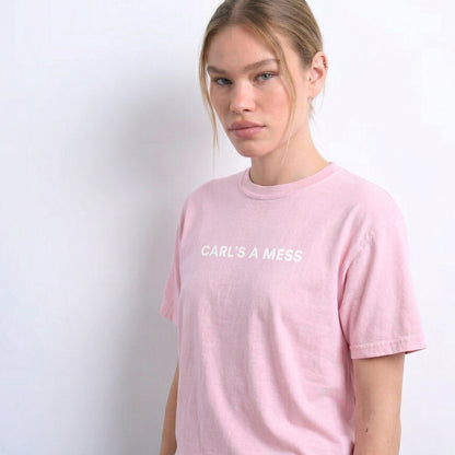 CARL'S A MESS t-shirt pink