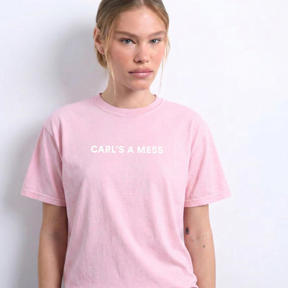 CARL'S A MESS t-shirt pink