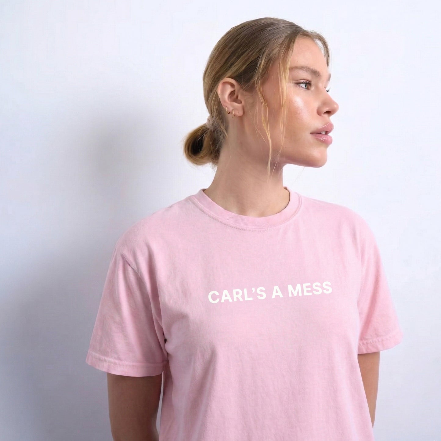 CARL'S A MESS t-shirt pink